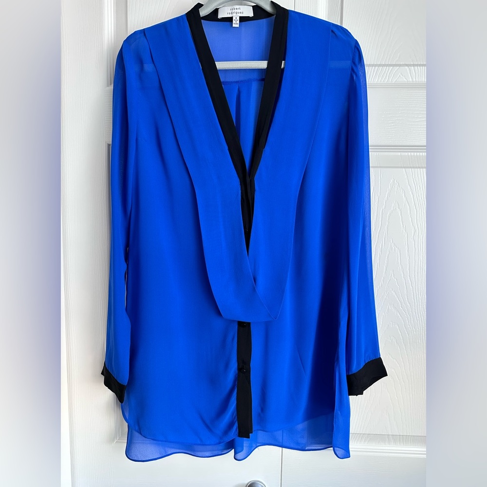 Robert Rodriguez Silk Blouse